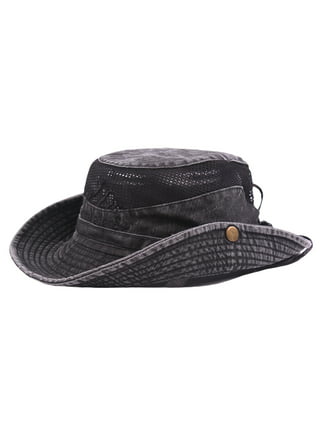 Mens Sun Hat for Men and Women Fishing Hat Wide Brim Safari Hat Waterproof  Bucket Hats UV Protection Boonie Hat for Hiking Beach Garden