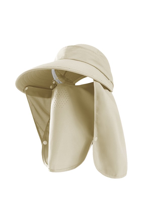 Outdoor Sun Hat for Men with 50+ UPF Protection Cap Wide Brim Fishing Hat with Neck Flap