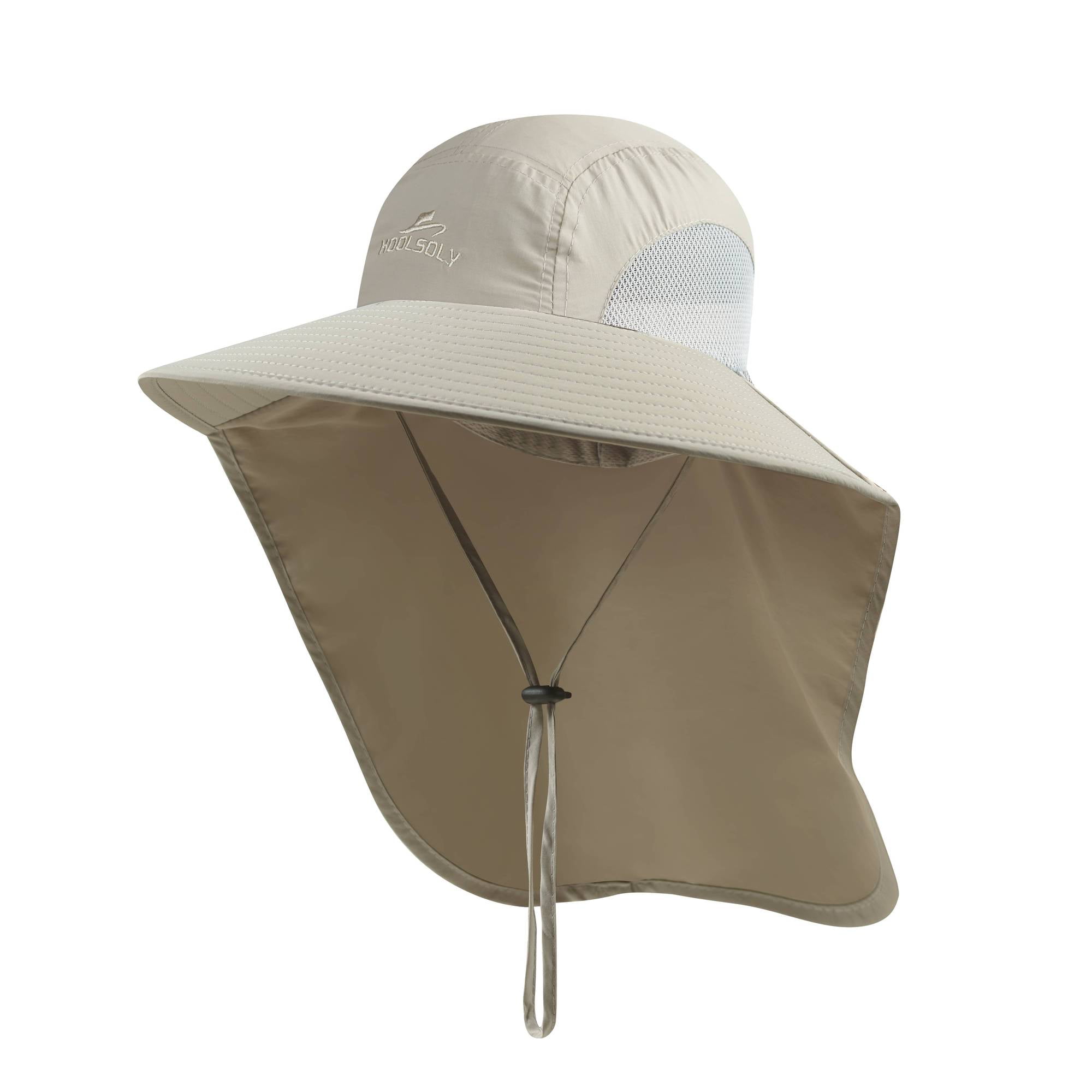UNIPRIMEBBQ Fishing hat Wide Brim Sun Protection Hat with Breathable Safari hat Fisherman hat Hiking Boonie Hats for Man
