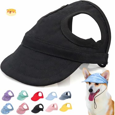 NiCola Dog Baseball Cap – Adjustable Sun Hat With Ear Holes For Small To Medium Dogs, Corduroy Material-420046