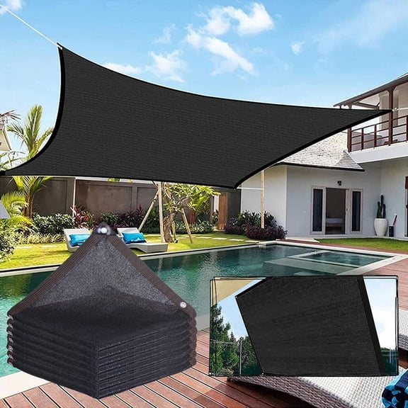 Outdoor Sun Shade Canopy Patio Shade Sail for Backyard, Deck, Garden Waterproof & Durable Sun Protection Cover for Outdoor Activities, Camping, BBQ & Play Area