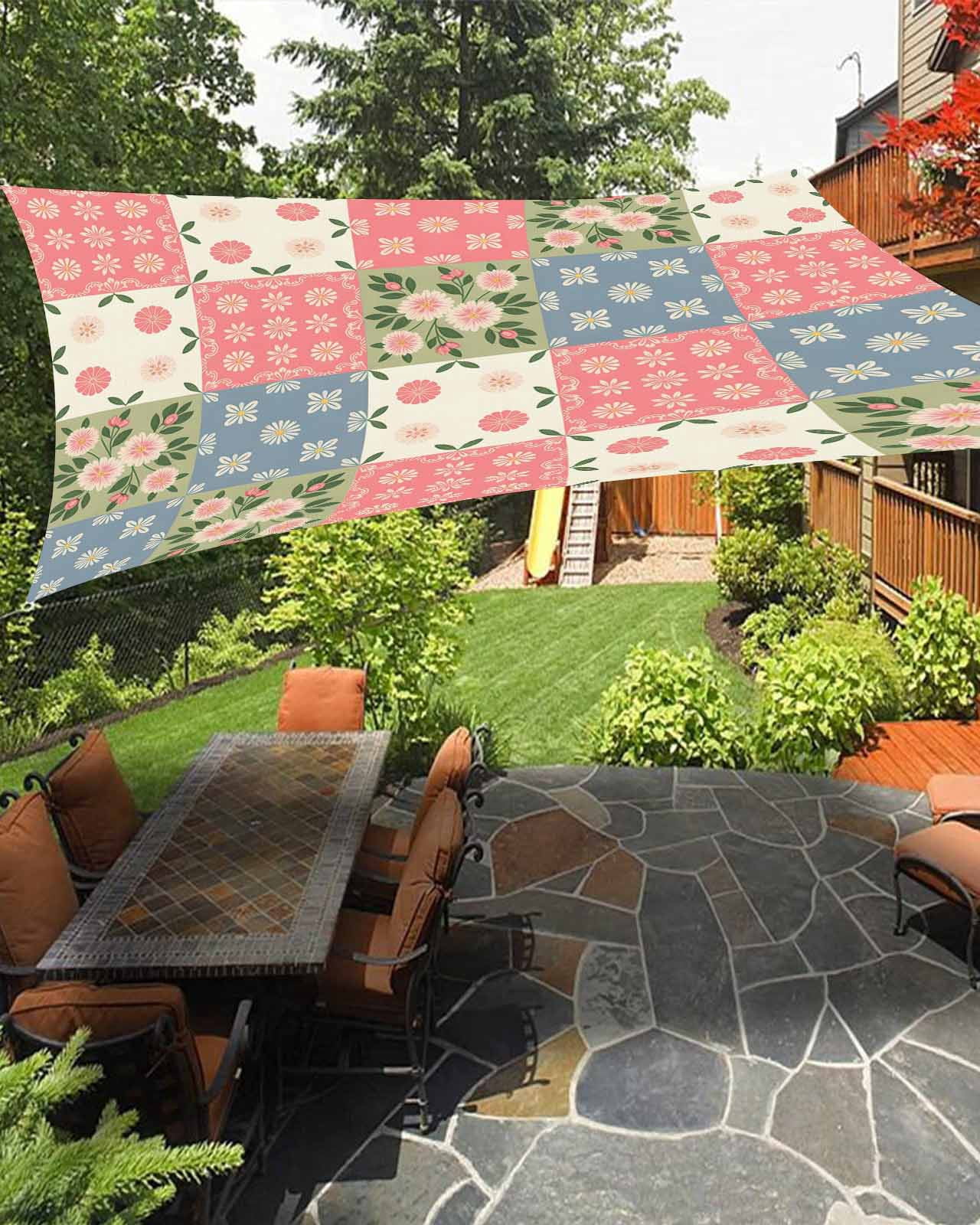 Outdoor Sun Shade Sail 14'x18', Japanese Style Patio Beach Shade