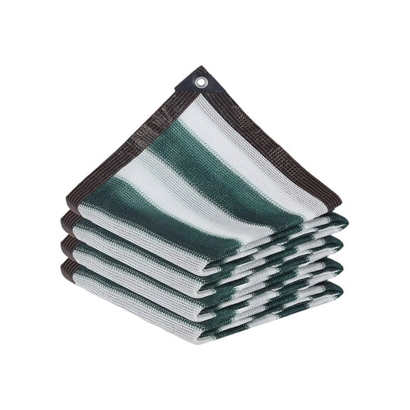 Outdoor Sun Shade Sail 2x2m (78.74x78.74in) | 95% UV Protection | HDPE Fabric | Beige/Green/Blue | Rectangle Pool Patio Garden Awning | Waterproof & Breathable