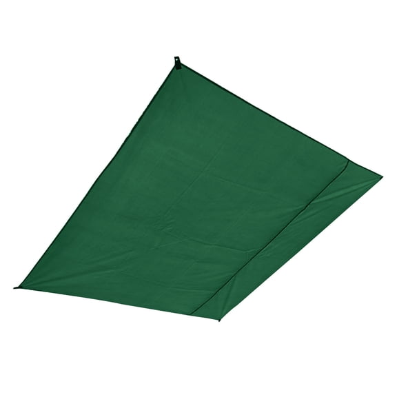 Outdoor Sun Shade Sail 4 Corner Canopy - Square Sunblock Shade Net for Patio, Garden, Camping, and Backyard - UV Blocking Sunscreen Fabric with Stainless Steel Rings and Ropes for Car, Deck