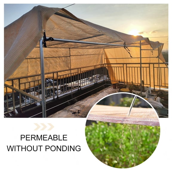 Outdoor Sun Shade Sail for Swimming Pool Protection Rectangle Canopy Sunblock Uv Shield for Patio Deck and Backyard Lounge Areas Sopatenor