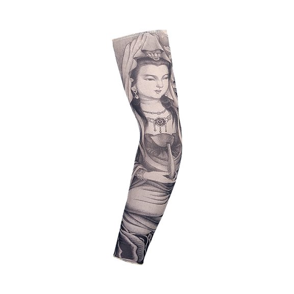Outdoor Sun Sleeve Summer Ride Tattoo Flower Arm Sleeve Seamless Sewing Ice Sleeve Arm Guard Arm Tattoo