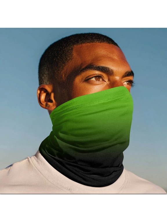 Outdoor Sun Visor Cycling Mask Anti-UV Breathable Neck Scarf, Sunscreen Face Cover for Men Women, Lightweight Ice Silk Neck Gaiter for Running Fishing Hiking