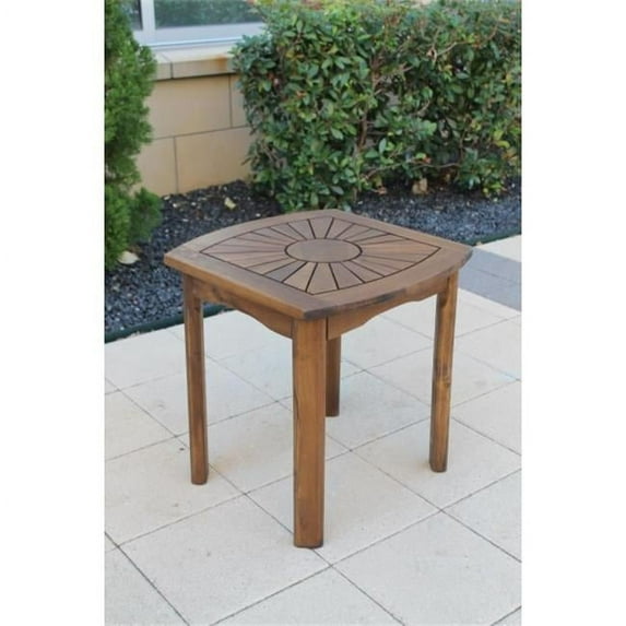 Outdoor Sunburst Square and Round Side Table