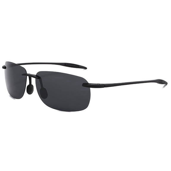 Outdoor Sunglasses Polarized Memory Flexible Frame Foldable Rimless UV Protection Classic Retro Designer Style for Cycling Running/Fishing/Golf/Cycling/Outdoor Activities