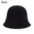 thumbnail image 1 of Outdoor Sunscreen Foldable Casual Women Fisherman Cap Panama Hat Sun Cap Bucket Hat BLACK, 1 of 1