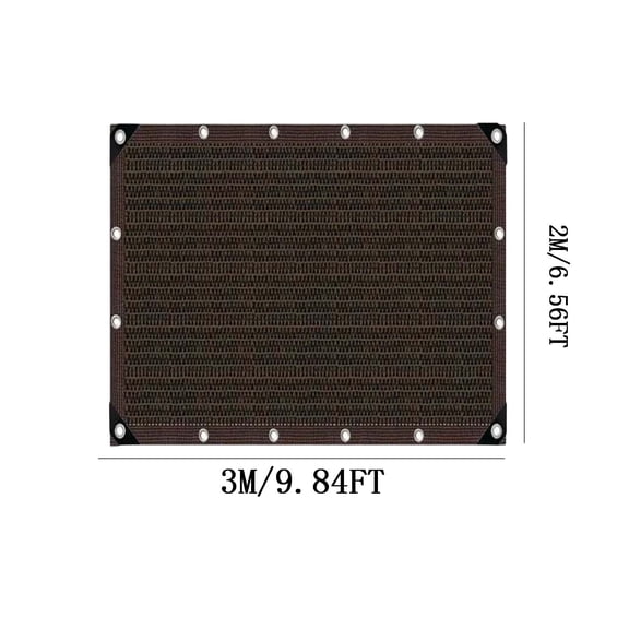 Outdoor Sunshade Net, Patio Sunscreen Canopy Mesh, 90 Percent Sunlight Block Reinforced Metal Grommets for Backyard Courtyard Plant Protection Camping