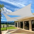 thumbnail image 1 of Outdoor Sunshade Sail Canvas Canopies & Privacy Screens Shading for Patio Garden Backyard, 12'x12'x12', 1 of 7