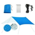thumbnail image 1 of Outdoor Sunshades Tarps Suit Rain Sunshades Tarps Sun Resistant Camping Tarps for Backyard Relaxation, 1 of 12