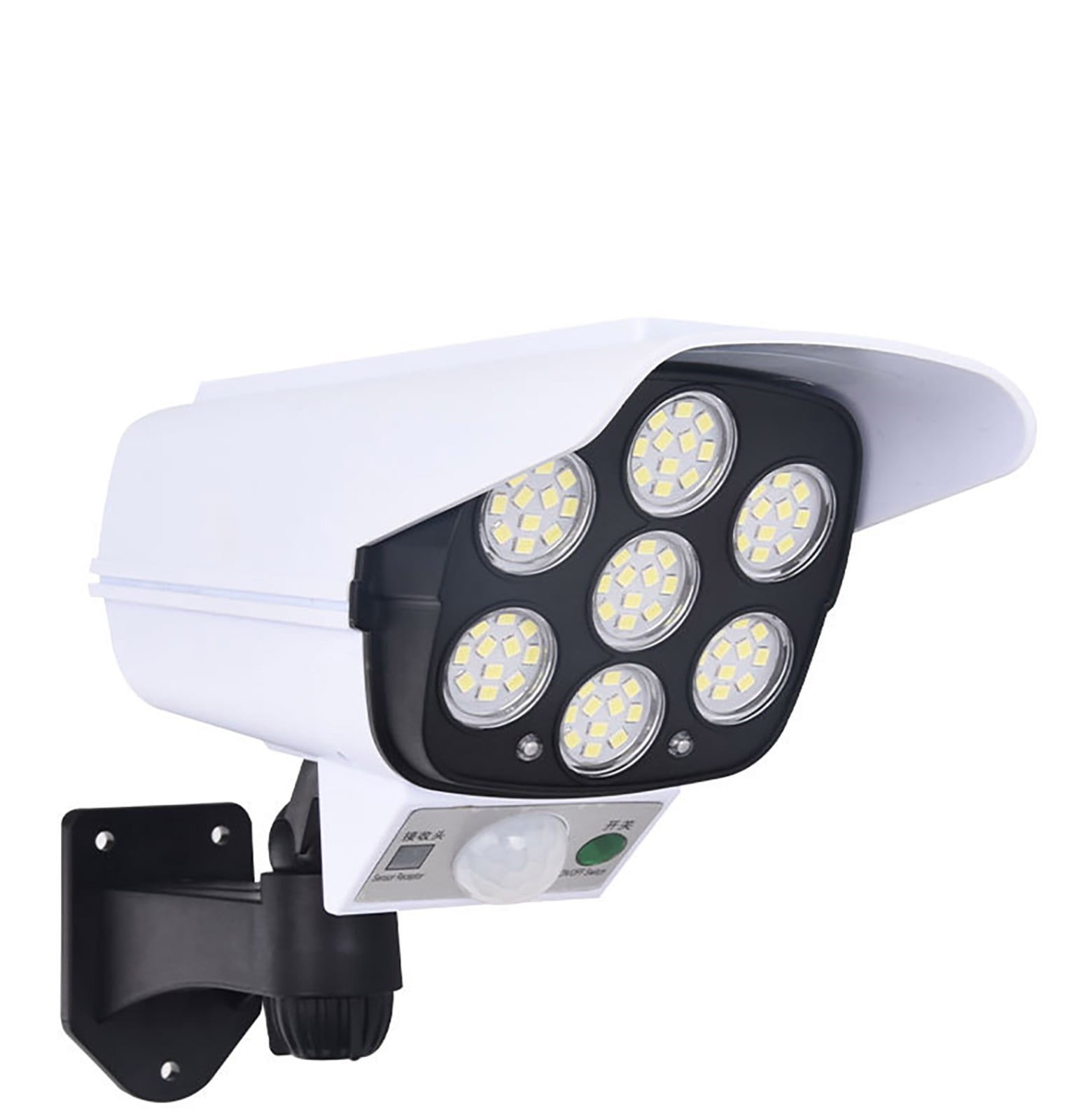 Outdoor Surveillance Camera Solar Sensor Wall Light Strong Light Street
