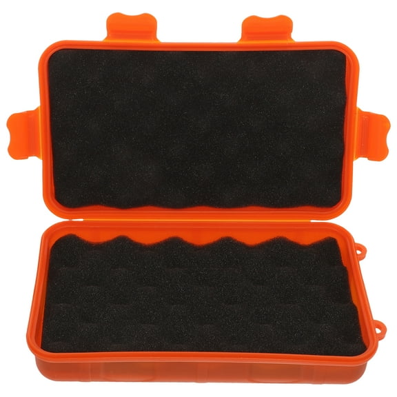 Outdoor Survival Box Tool Case Storage Boxes Multi-purpose Toolbox Orange