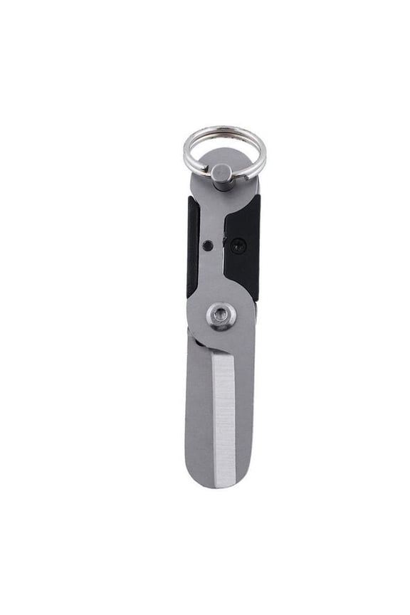 Outdoor Survival Pocket Steel Keychain Keyring Scissor Tool Multi S3W6