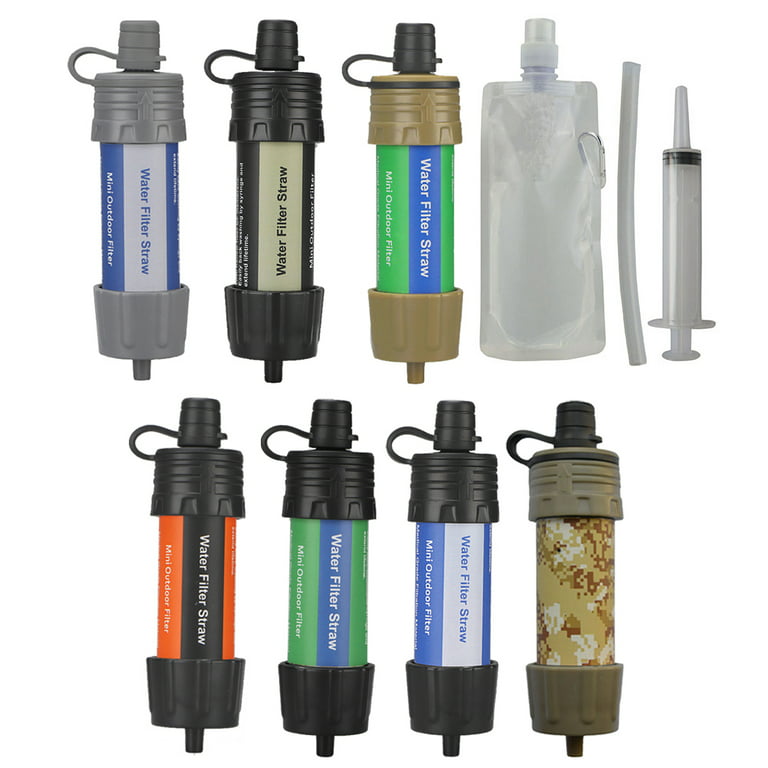 Outdoor Survival Water Filter Water Straw Water Micro Filter System Water  Purifier Outdoor Activities Emergency Life
