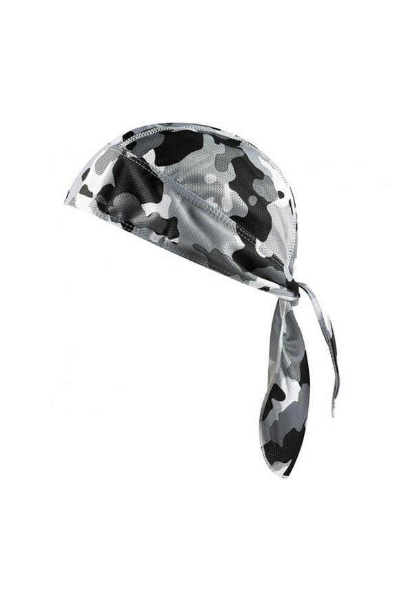 Outdoor Sweat Wicking Quickly Dry Cycling Bandana Adjustable Beanie Cap UV Protection Motorcycle Head Wrap