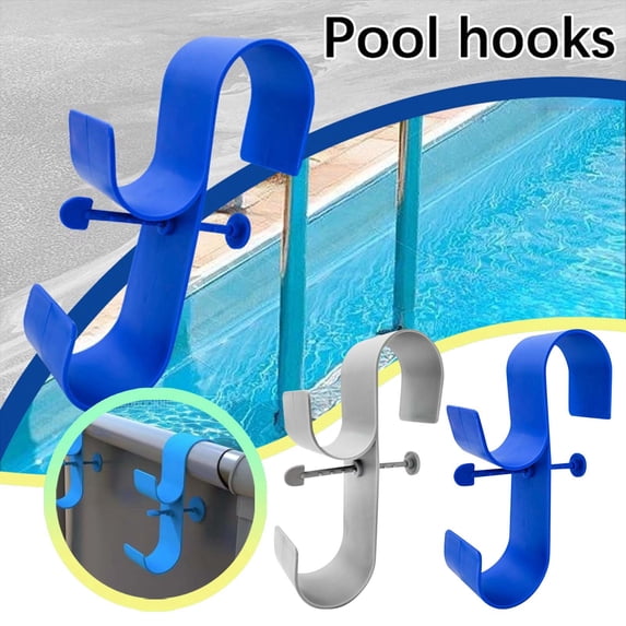 Outdoor Hooks for Swimming Pool - Multifunctional Towel and Swimsuit Storage Rack Sun Proof Bracket for Use