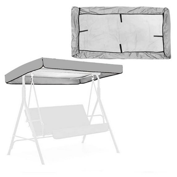 Outdoor Swing Canopy Replacement Cover, Replacement Waterproof Swing Top Cover, 3 Seater Universal Patio, for Outdoor Garden Patio