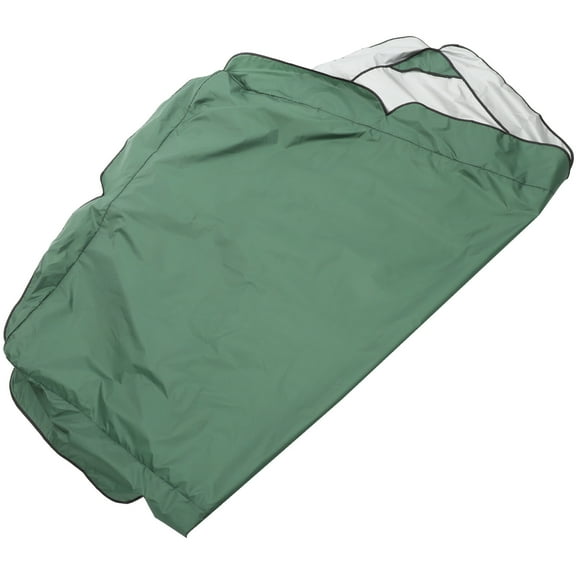 Outdoor Swing Canopy Replacement Porch Cover Replacement Sunshade Waterproof Trap Cover for Porch Patio Garden Pool 195x125cm Green