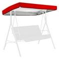 thumbnail image 1 of Outdoor Swing Chair Canopy Replacement, 75.2"x47.24" Universal Waterproof Cover for 2-3 Seater Porch Swings, Heavy Duty 190T Polyester Sun Shade with Anti-UV Protection, 1 of 6