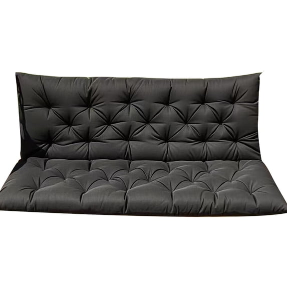 Outdoor Swing Cushion 60x40Inch Waterproofie Fabric Thickened Padding With Ties For Swing Chair Garden Furniture Seating