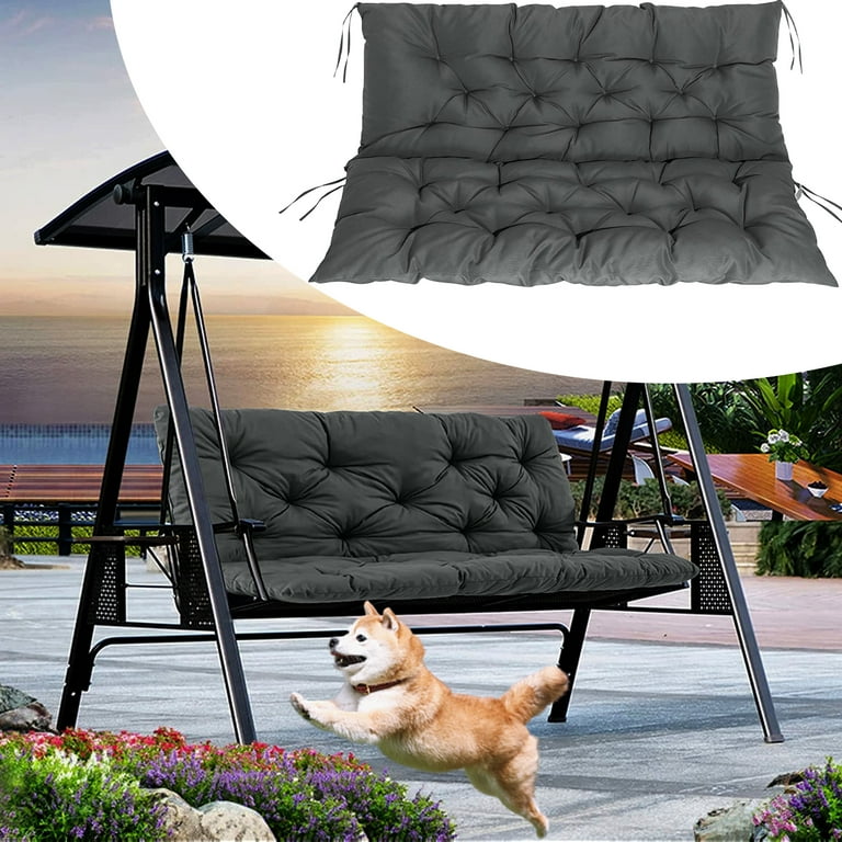 2 seater garden swing replacement cushions hotsell