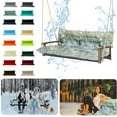 thumbnail image 1 of Outdoor Swing Cushions, Waterproof Thicken Porch Swing Cushions with Ties, 2-3 Seater Patio Swing Replacement Cushion for Backyard, Lawn and Garden（Bamboo leaf-40*70in）, 1 of 6