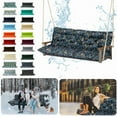 thumbnail image 1 of Outdoor Swing Cushions, Waterproof Thicken Porch Swing Cushions with Ties, 2-3 Seater Patio Swing Replacement Cushion for Backyard, Lawn and Garden（Hummingbird-40*40in）, 1 of 6