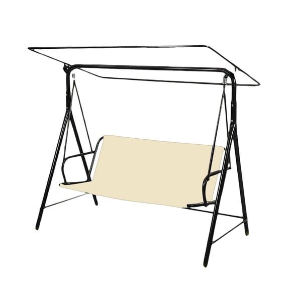 Outdoor Swing Seat Cover for Patio and Garden - 600D Protective Shield for Exterior Swing Seats with Water Absorption and -Mamp Design