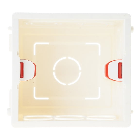 Type 86 Mounting Back Box Wall Socket-Plug Single White Bottom Box