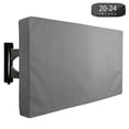 thumbnail image 1 of Outdoor TV Cover 22'' to 24'' inches Universal Weatherproof Protector - Grey, 1 of 9