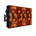thumbnail image 1 of Outdoor TV Cover 30 to 32 Inch Weatherproof, Fall Thanksgiving Autumn Maple Leaf Waterproof TV Screen Protector for Outside Decor with Zipper and Pocket 30"L x 19"H&nbsp; , Brown Orange Red, 1 of 7
