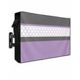 thumbnail image 1 of Outdoor TV Cover 30 to 32 Inch Weatherproof, Retro Morocco Striped Pattern Waterproof TV Screen Protector for Outside Decor with Zipper and Pocket 30"L x 19"H&nbsp; , Lavender Purple, 1 of 7