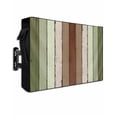 thumbnail image 1 of Outdoor TV Cover 30 to 32 Inch Weatherproof, Sage Green Farmhouse Striped Waterproof TV Screen Protector for Outside Decor with Zipper and Pocket 30"L x 19"H&nbsp; , Vintage Wood Texture Mottled, 1 of 7