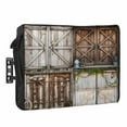 thumbnail image 1 of Outdoor TV Cover 36 to 39 Inches, Barn Door Vintage Brown Countryside Farmhouse Waterproof and Weatherproof TV Cover with Remote Control Pocket, Flat Screen TV Cover Protector for Outside TV, 1 of 6