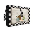 thumbnail image 1 of Outdoor TV Cover 40 to 43 Inch Weatherproof, Happy Easter Waterproof TV Screen Protector for Outside Decor with Zipper and Pocket 40"L x 25"H , Vintage Farm Check Plaid Rabbits Eggs, 1 of 7