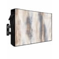 thumbnail image 1 of Outdoor TV Cover 40 to 43 Inch Weatherproof, Neutral Beige Gray Waterproof TV Screen Protector for Outside Decor with Zipper and Pocket 40"L x 25"H , Abstract Grunge Modern Art, 1 of 7