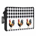 thumbnail image 1 of Outdoor TV Cover 40 to 43 Inches, Farm Animal Rooster Black White Buffalo Plaid Country Waterproof and Weatherproof TV Cover with Remote Control Pocket, Flat Screen TV Cover Protector for Outside TV, 1 of 6