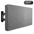 thumbnail image 1 of Outdoor TV Cover 40" to 42" inches Universal Weatherproof Protector - Grey, 1 of 9