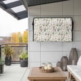 thumbnail image 1 of Outdoor TV Cover 52x30x4.5in, Farm Wildflower Herb Butterfly Weatherproof TV Screen Protector with Zipper, Abstract Floral Leaves Outside Television Cover Fits Up to 52-55", 1 of 9