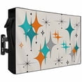 thumbnail image 1 of Outdoor TV Cover 58x37x4.5in, Diamond Block Abstract Geometric Weatherproof TV Screen Protector with Zipper, Retro Gray Bohemia Mediterranean Outside Television Cover Fits Up to 60-65", 1 of 9