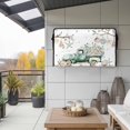thumbnail image 1 of Outdoor TV Cover 58x37x4.5in, Sage Green Truck Shell on White Weatherproof TV Screen Protector with Zipper, Ocean Starfish Eucalyptus Outside Television Cover Fits Up to 60-65", 1 of 9