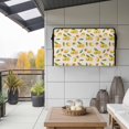 thumbnail image 1 of Outdoor TV Cover 58x37x4.5in, Vintage Lemons on Sackcloth Weatherproof TV Screen Protector with Zipper, Farm Yellow Fruit Flowers Outside Television Cover Fits Up to 60-65", 1 of 9