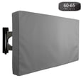 thumbnail image 1 of Outdoor TV Cover 60" to 65" inches Universal Weatherproof Protector - Grey, 1 of 9