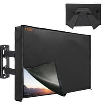 Outdoor TV Cover, 600D Waterproof & Weatherproof TV Protector with Zipper and Remote Control Pocket Fits Up to 30 to 32 inches