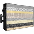 thumbnail image 1 of Outdoor TV Cover 68x42x4.5in, Boho Colorful Ethnic Art Stripe Weatherproof TV Screen Protector with Zipper, Geometric Abstract Floral Pattern Outside Television Cover Fits Up to 70-75", 1 of 9