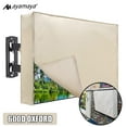 thumbnail image 1 of Outdoor TV Cover AYAMAYA Waterproof Weatherproof TV Protector with Zipper 600D Oxford for 40-42 inch LED, LCD, OLED TVs(Beige), 1 of 8