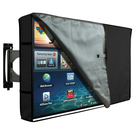 Outdoor TV Cover for 60" - 65" Inches With Clear Front Universal Weatherproof Protector